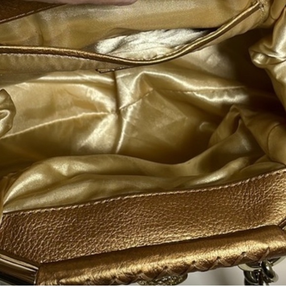 Versace gorgeous Medusa gold leather see pictures please. Price Form - Picture 9 of 14